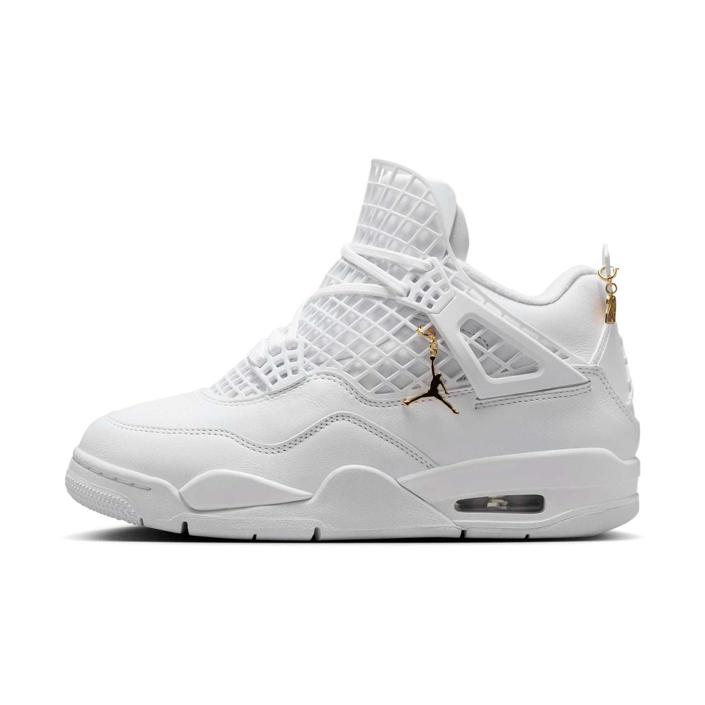 Women's Air Jordan 4 Net White/Phantom-Metallic Gold FN7251-107