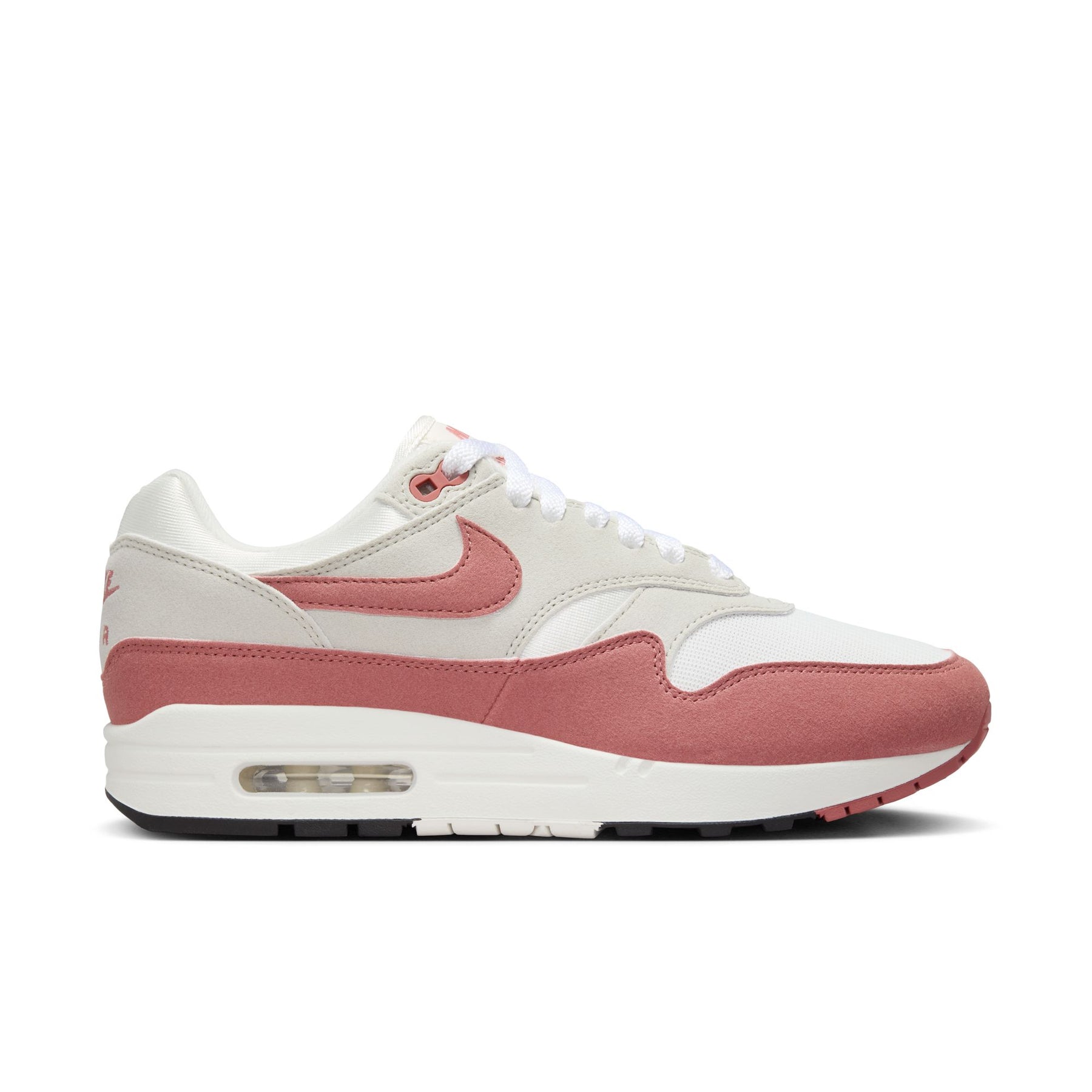 Women's Nike Air Max 1 ‘87 Sail Canyon Pink Black Light Bone HM6133-13 ...