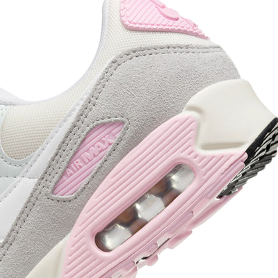 Women's Nike Air Max 90 White/Sail-Medium Soft Pink-Summit White FN7489-100