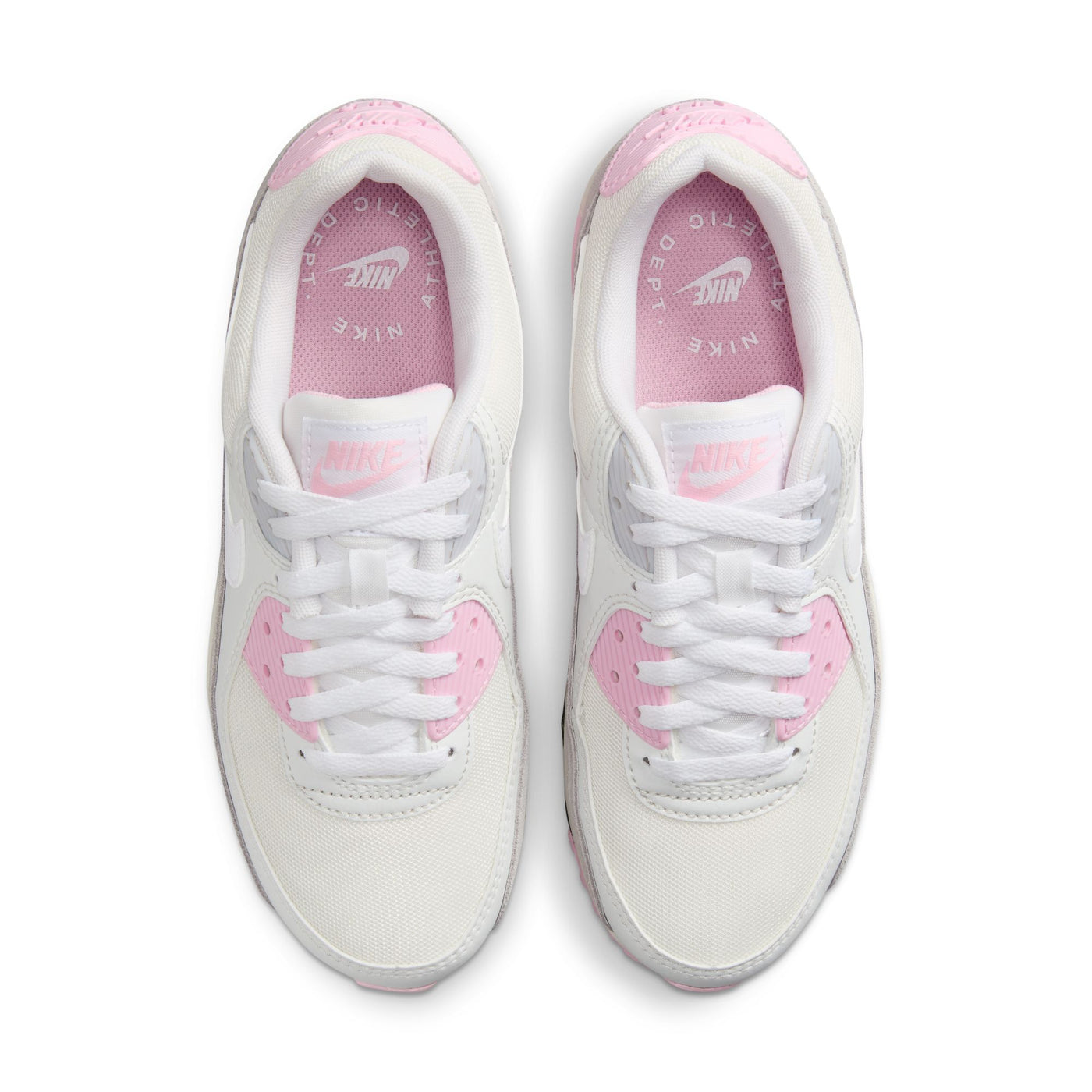 Women's Nike Air Max 90 White/Sail-Medium Soft Pink-Summit White FN7489-100