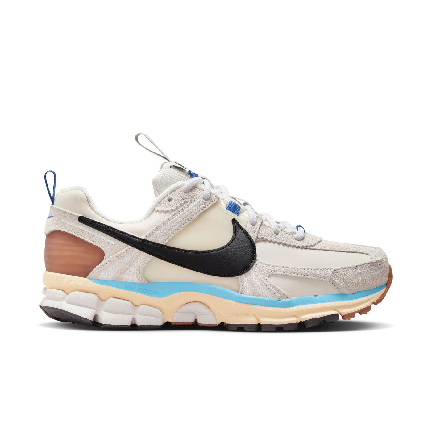 Women's Nike Zoom Vomero 5 PremiumPale Ivory/Black-Light Bone-Pale Vanilla-Aquarius Blue HF4524-111