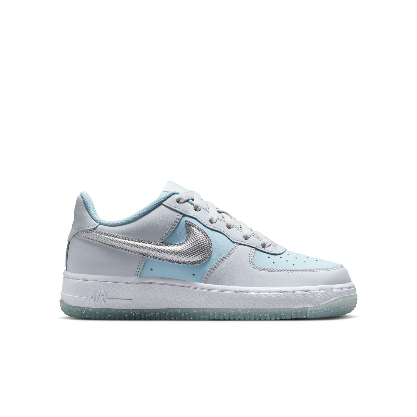 Grade School Nike Air Force 1 PURE PLATINUM/METALLIC SILVER HQ3249-043