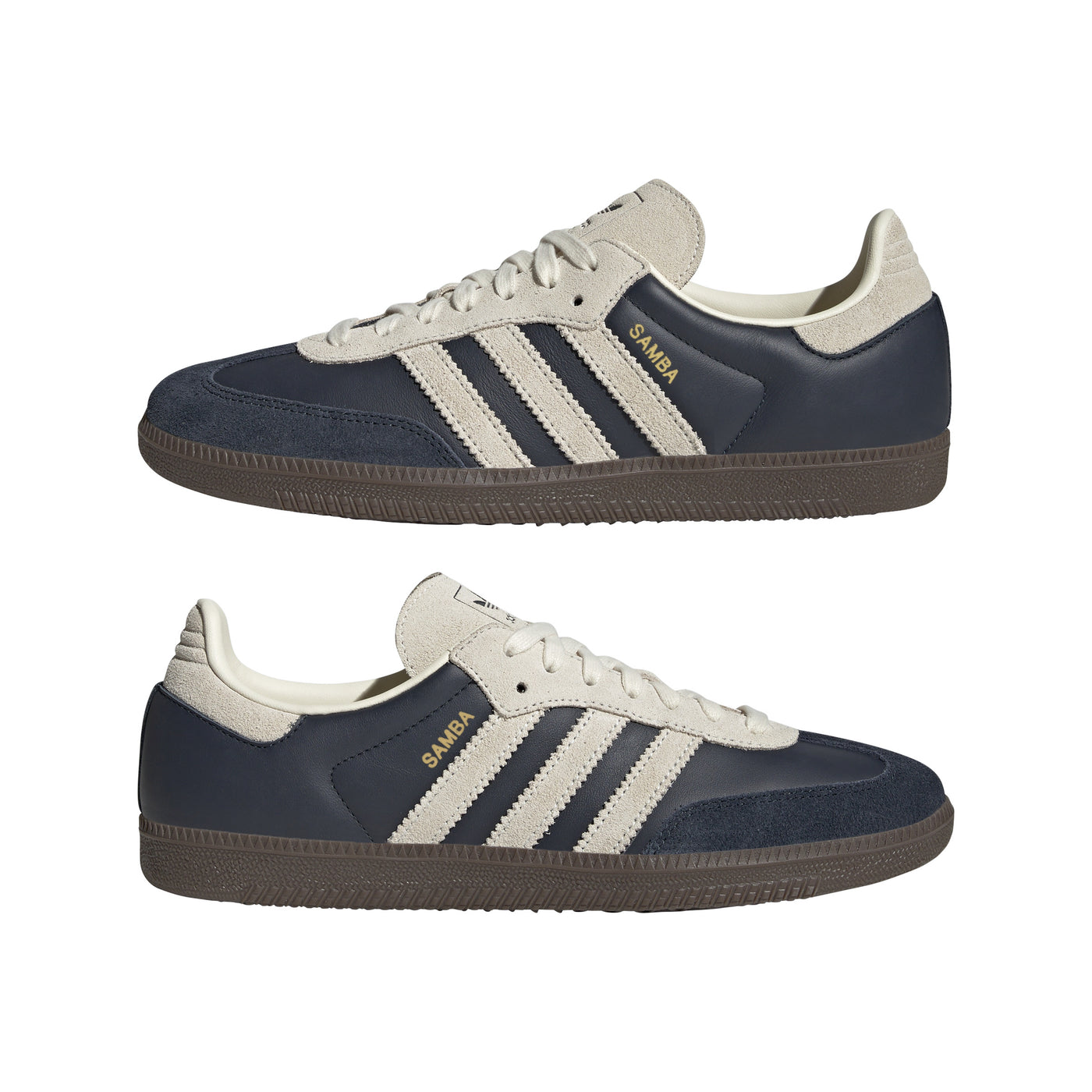 adidas Samba OG Aurora Ink/Cream White/Gum 5 JI3217