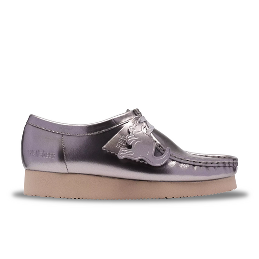 Clarks Wallabee WOMAN Silver Patent Style: 26186506