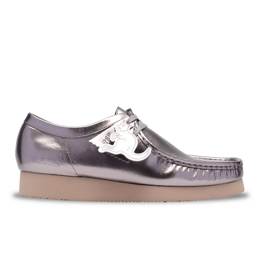 Clarks Wallabee 2604 Silver Patent Style: 26186501