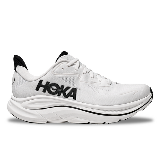 Hoka Clifton 10 Mens Shoes Color: White/Black Style: 1162030-WBLC