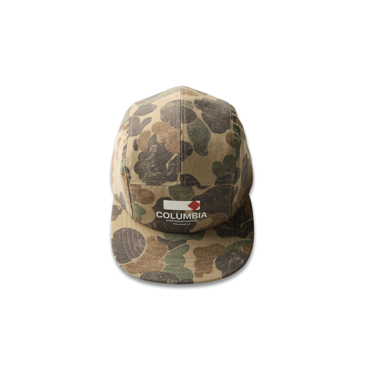 COLUMBIA V1 5 PANEL HAT BRITISH TAN DUCK CAMO 2176211265