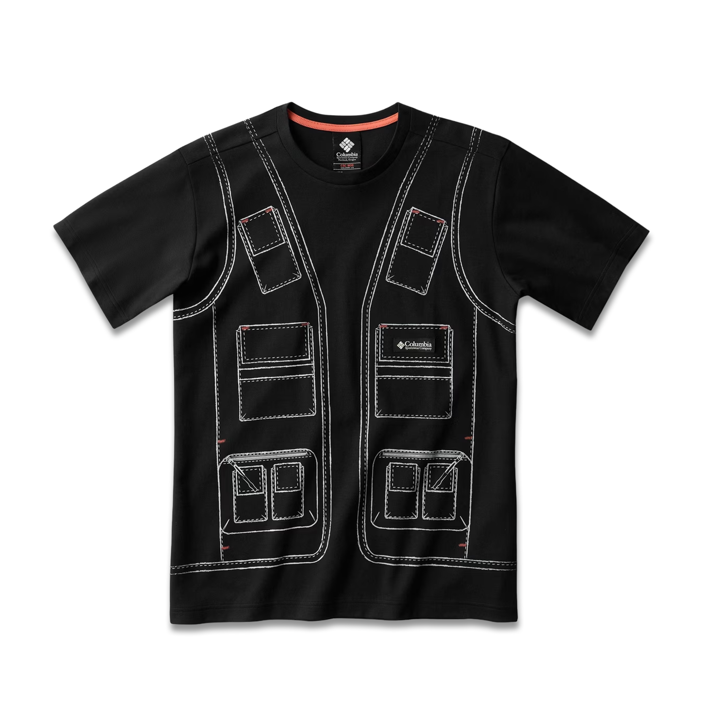 COLUMBIA V1 SHORT SLEEVE GRAPHIC TEE BLACK 2176191010