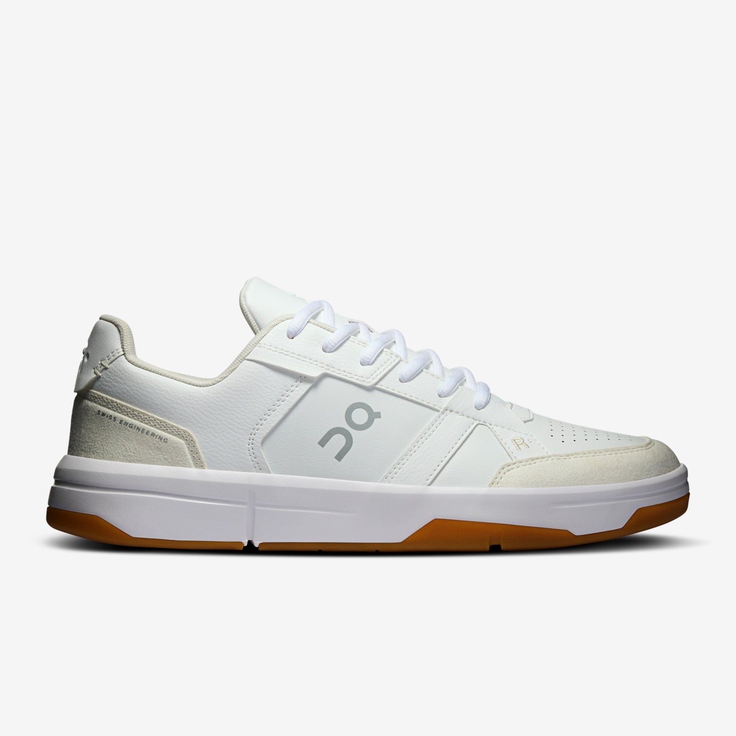 On THE ROGER Clubhouse Men's Shoes Color: White | Ivory Style: 3MF10540924