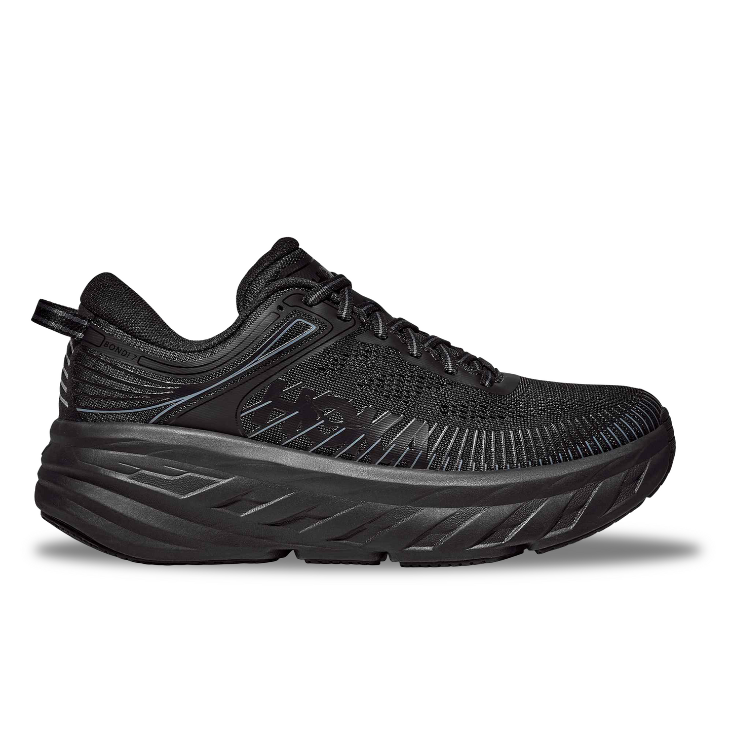 Hoka M Bondi 7 Color: BLACK / BLACK Style: 1110518-BBLC