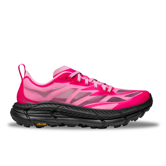Hoka Mafate Speed 4 Lite Mens Shoes Color: Neon Dragonfruit/Black Style: 1168450-NDRG