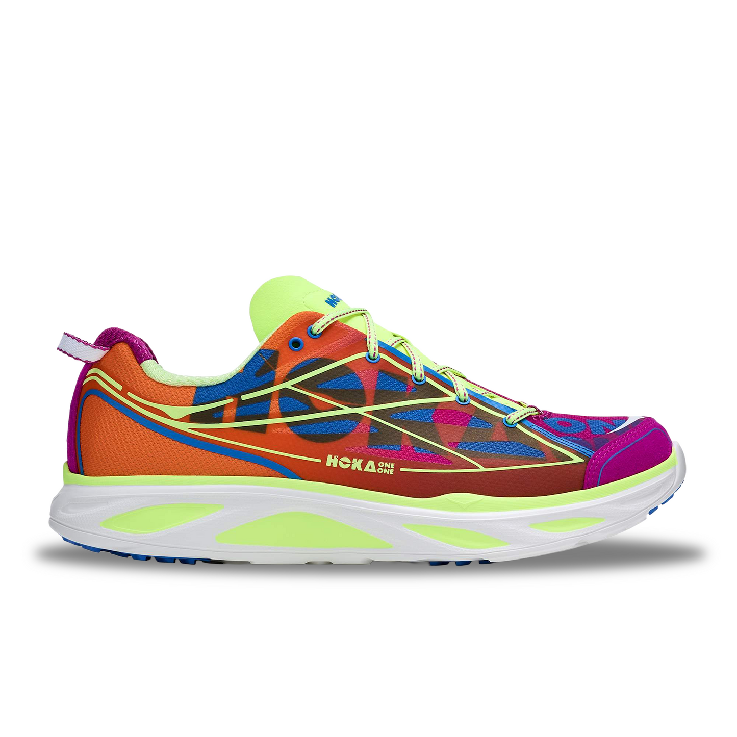 Hoka U Huaka Pro Color: FUCHSIA / NEON YUZU Style: 1176672-FCHS