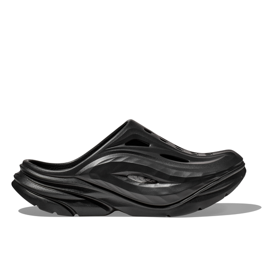 HOKA U ORA RECOVERY MULE  BLACK / BLACK 1147951-BBLC