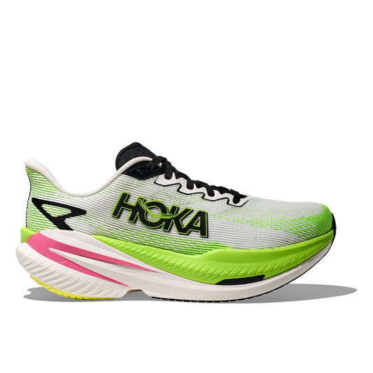 HOKA Mach X 3 Womens white / neon lime 1168721-WNL