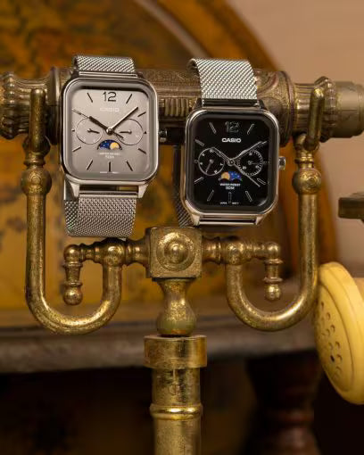 CASIO MOON PHASE MTPM305MC-1AV SILVER