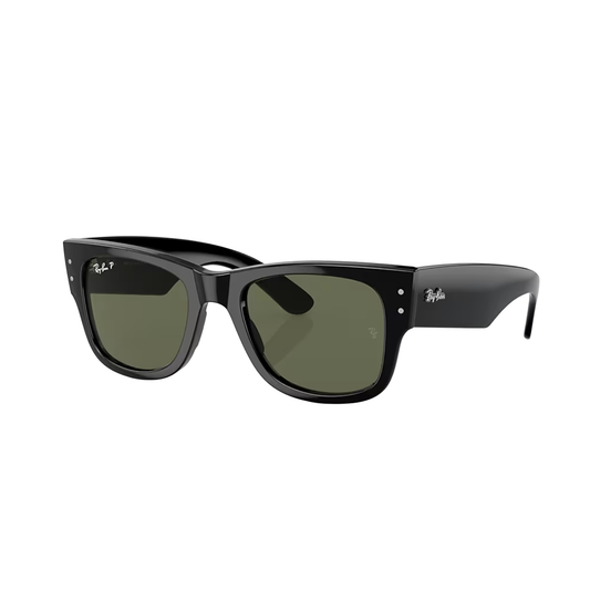 RAY-BAN MEGA WAYFARER BLACK/GREEN 0RB0840S