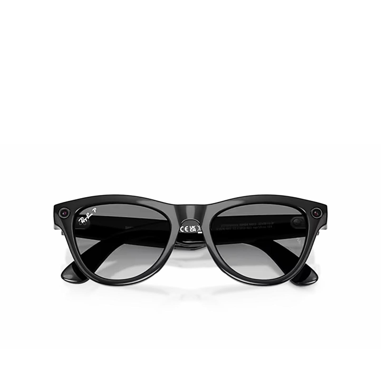 RAY-BAN SKYLER SHINY BLACK W/POLAR GRADIENT GRAPHITE 0RW4014