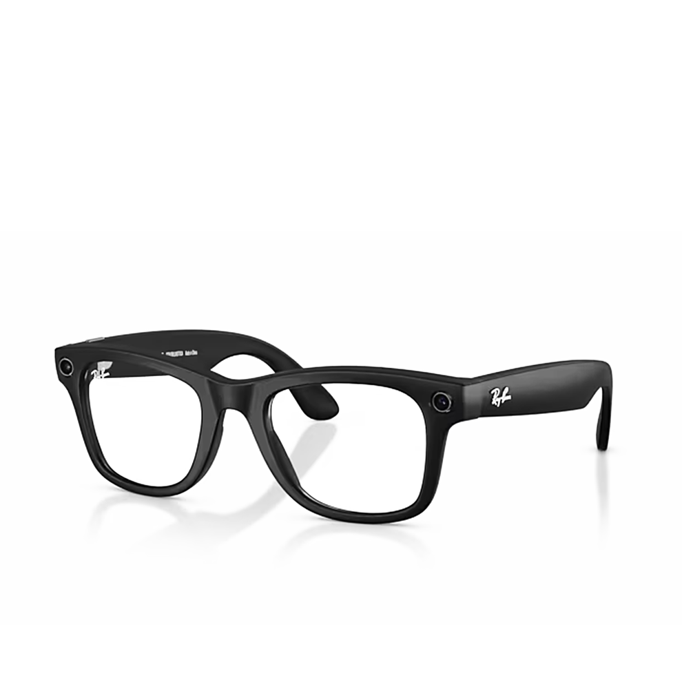 RAY-BAN WAYFARER MATTE BLACK W/CLEAR 601SSB50 – Shoe Gallery Inc