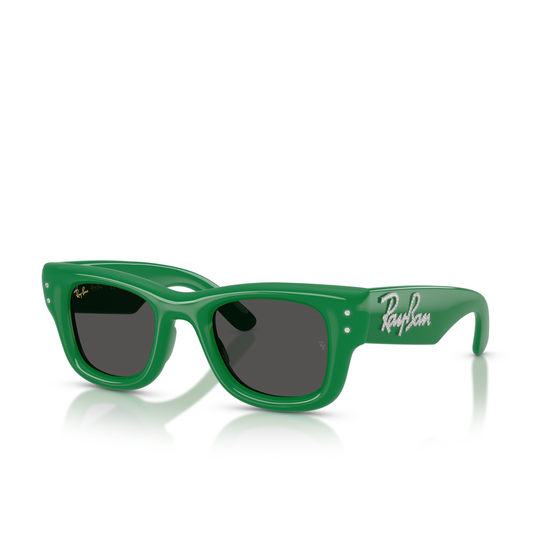 RAY-BAN X ASAP ROCKY "WAYFARER PUFFER "CRYSTAL EDITION" POLISHED GREEN WITH STRASS 0RB4940B-5011