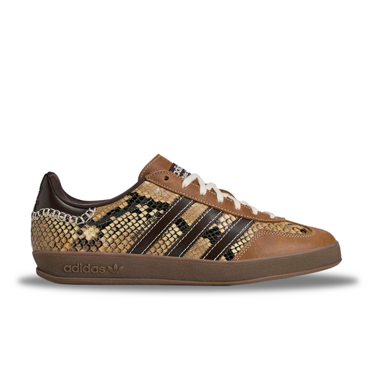adidas WB Gazelle Snake Mens Shoes Color: Super Color/Dark Brown/Cloud White Style: KK3641