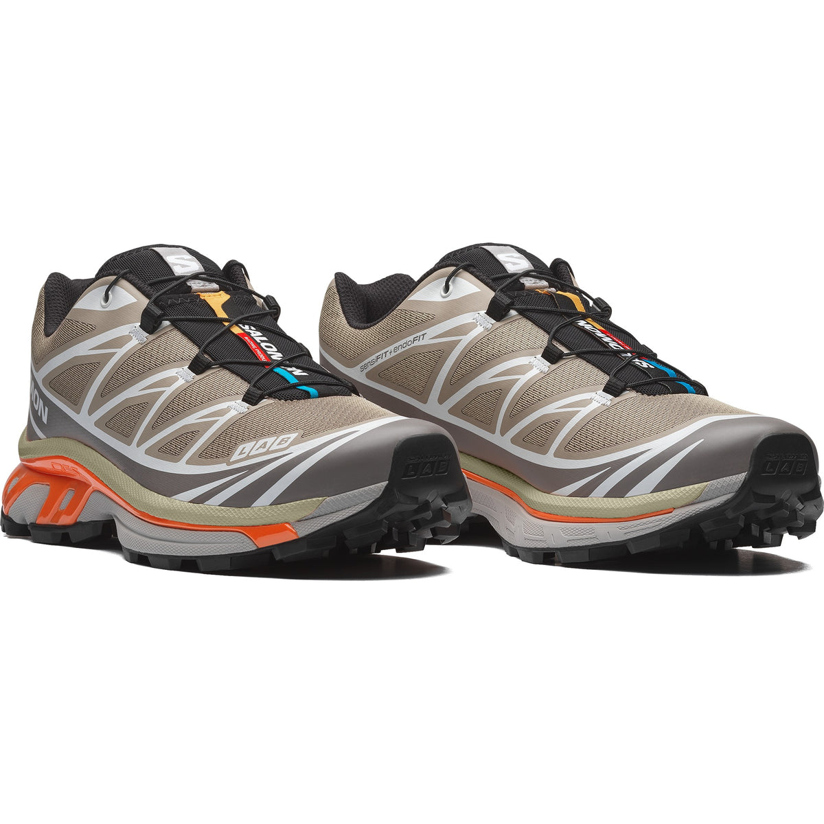 Salomon XT-6, Silver Sage / Cloudburst / Dragon Fire, photo 3 of 5