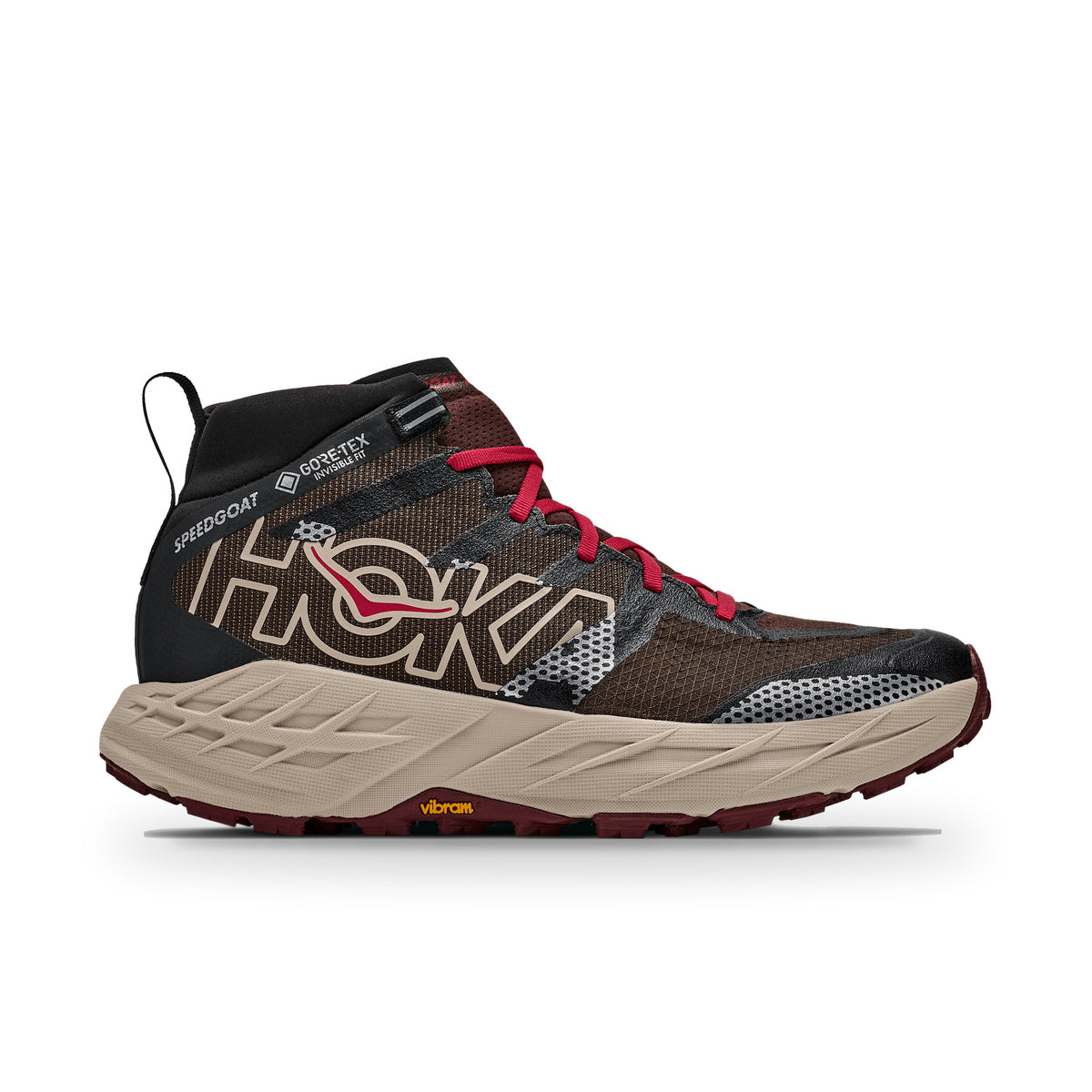 Hoka Speedgoat 7 Hike GTX Mens Shoes, Spiced Chocolate/River Rock Grey, photo 1 of 8