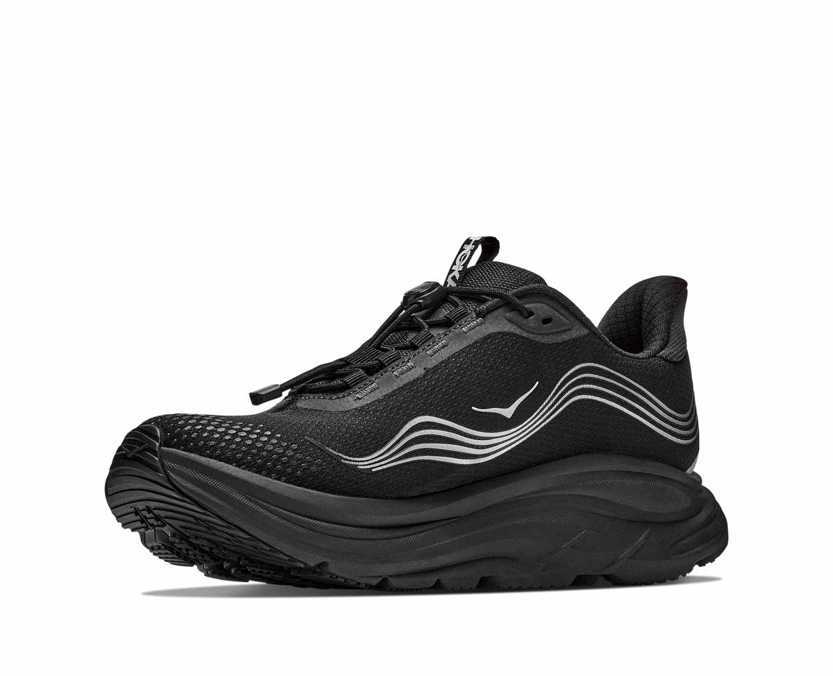 Hoka Clifton 11 GTX Womens Shoes, Black/Black, photo 3 of 8
