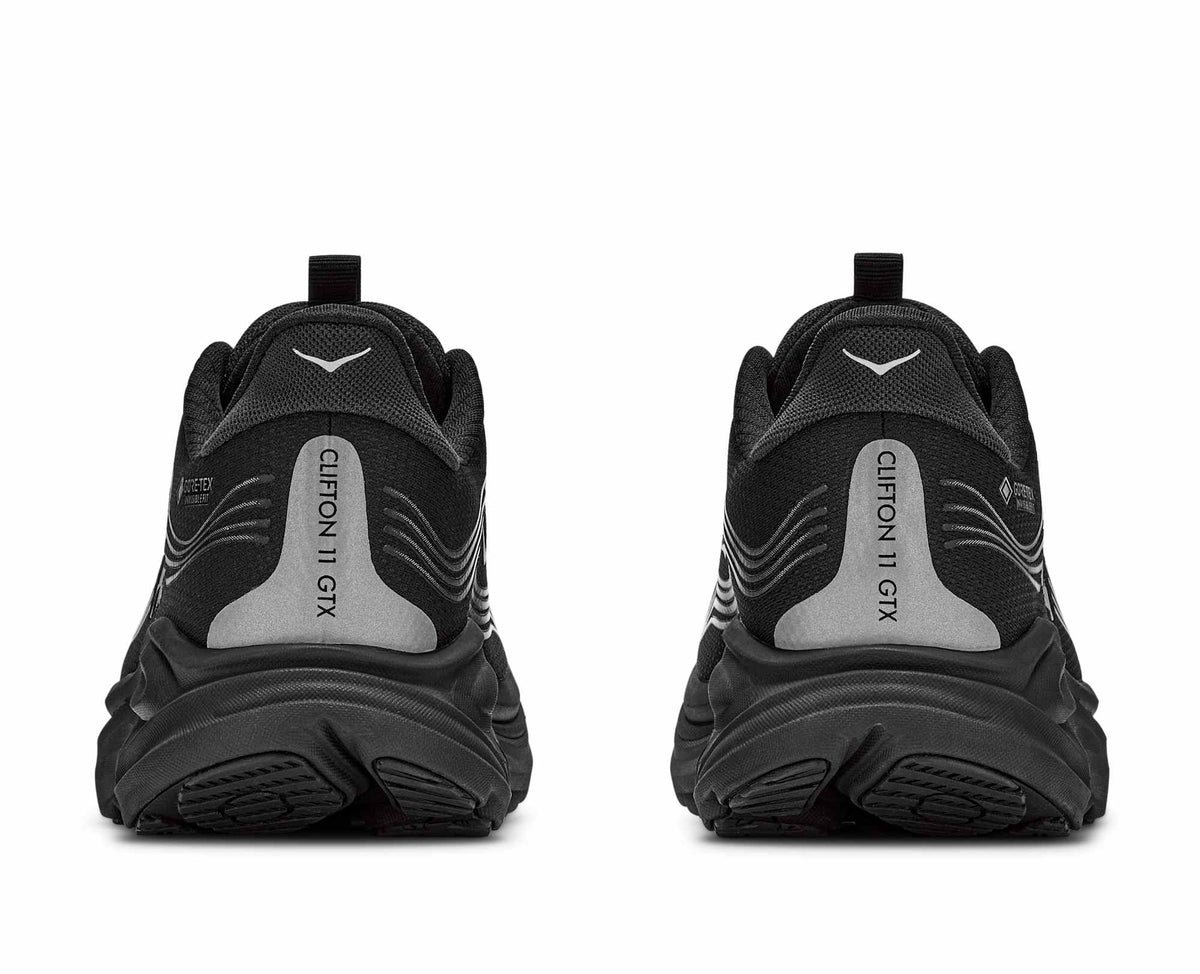Hoka Clifton 11 GTX Womens Shoes, Black/Black, photo 5 of 8