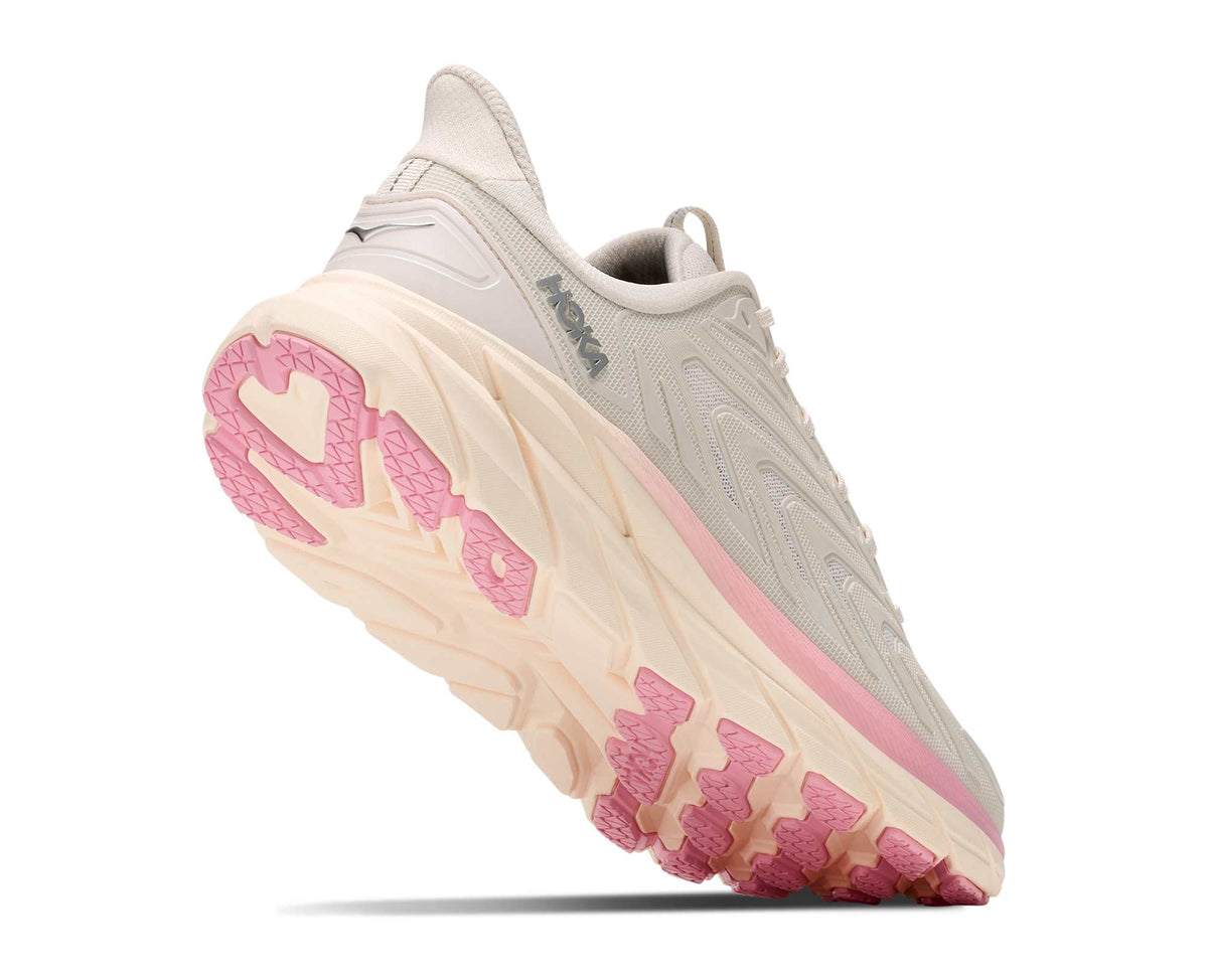 Hoka Clifton UTL Womens Shoes, Alabaster/Dewy Pink, photo 4 of 8