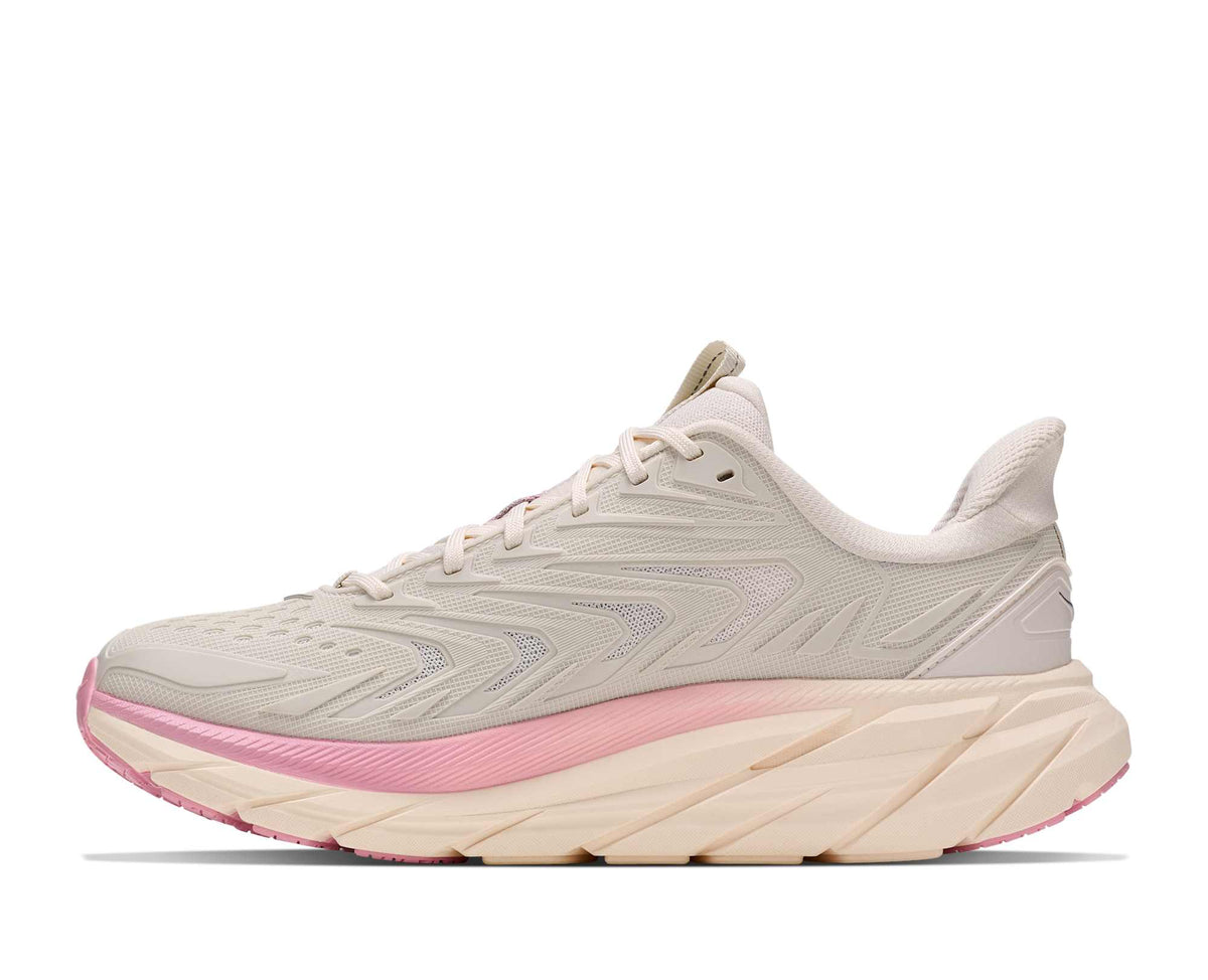 Hoka Clifton UTL Womens Shoes, Alabaster/Dewy Pink, photo 8 of 8