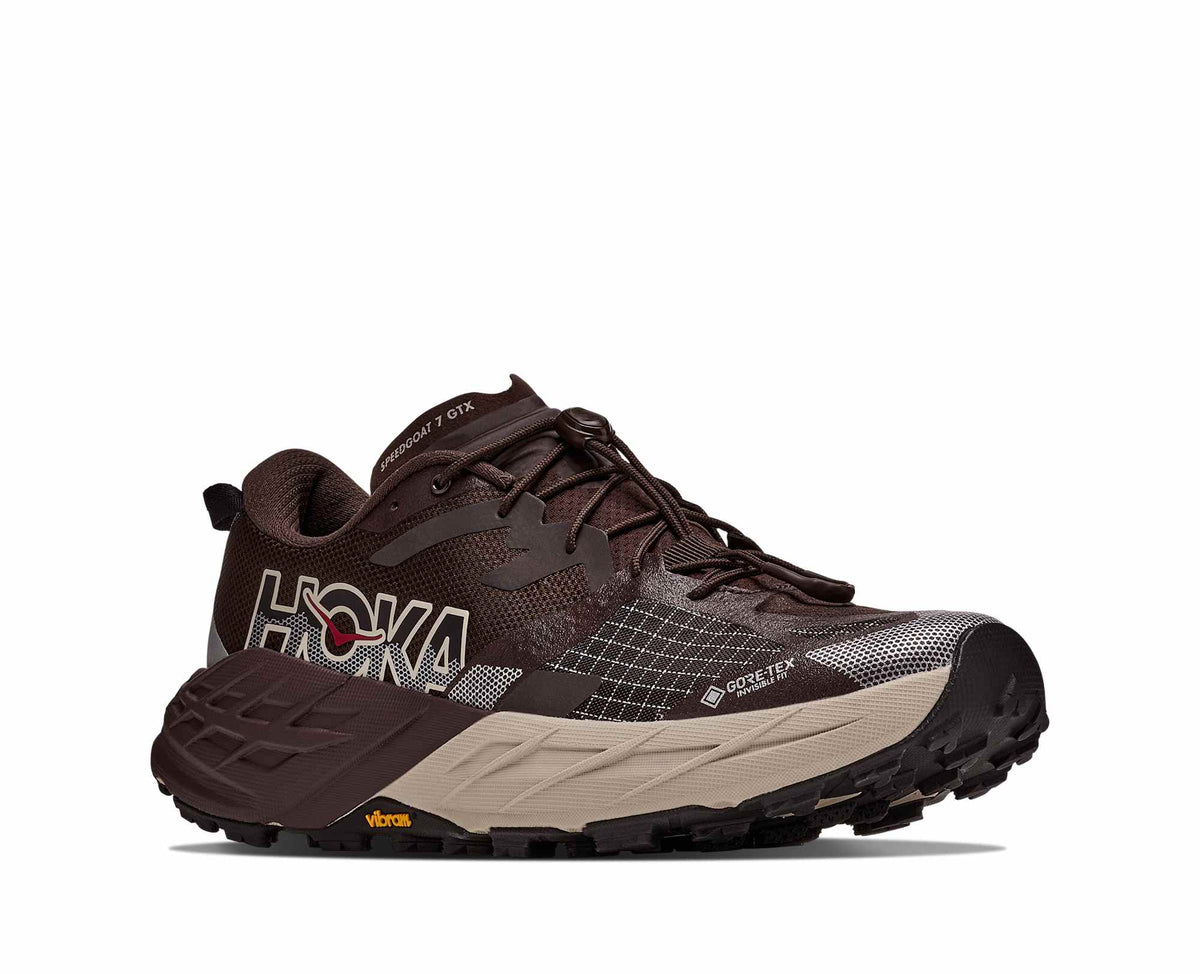 Hoka Speedgoat 7 GTX Mens Shoes, Spiced Chocolate/River Rock Grey, photo 6 of 8