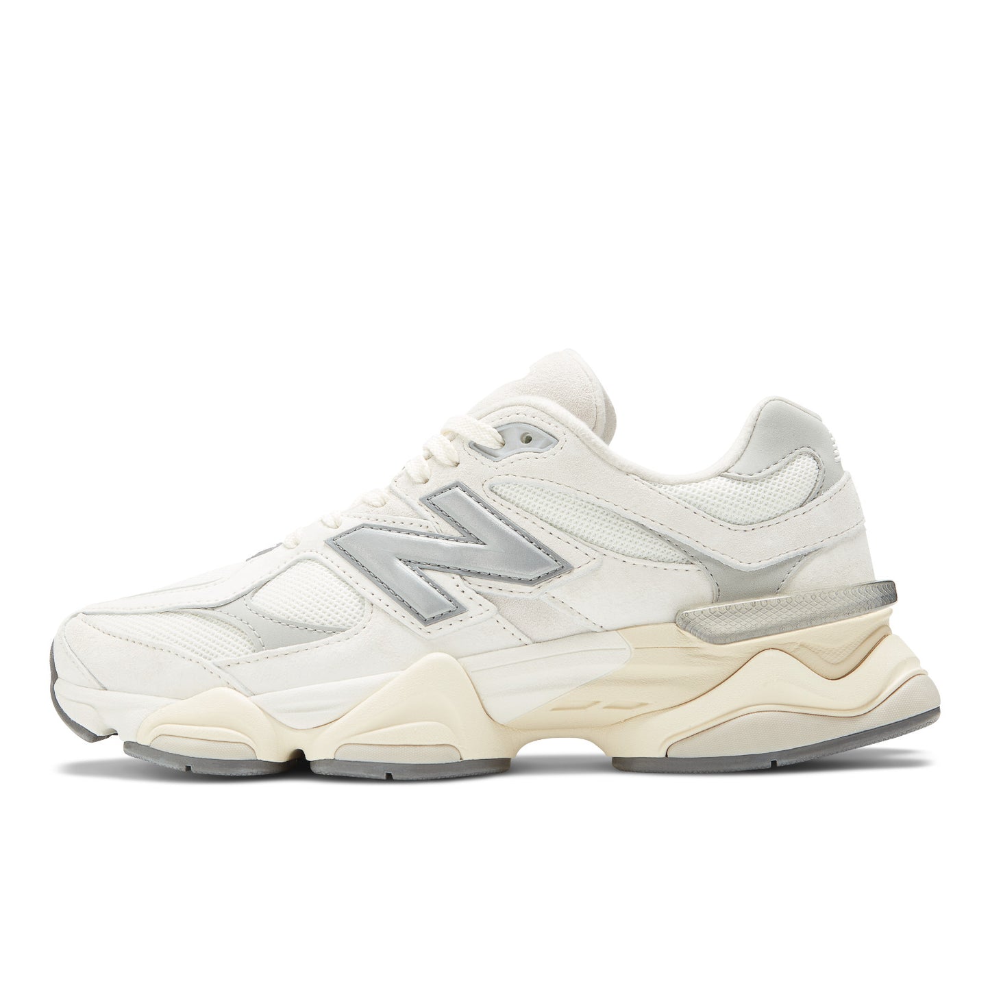 New Balance 9060 Color: Sea Salt/Concrete/Silver Metallic Style: U9060ECA