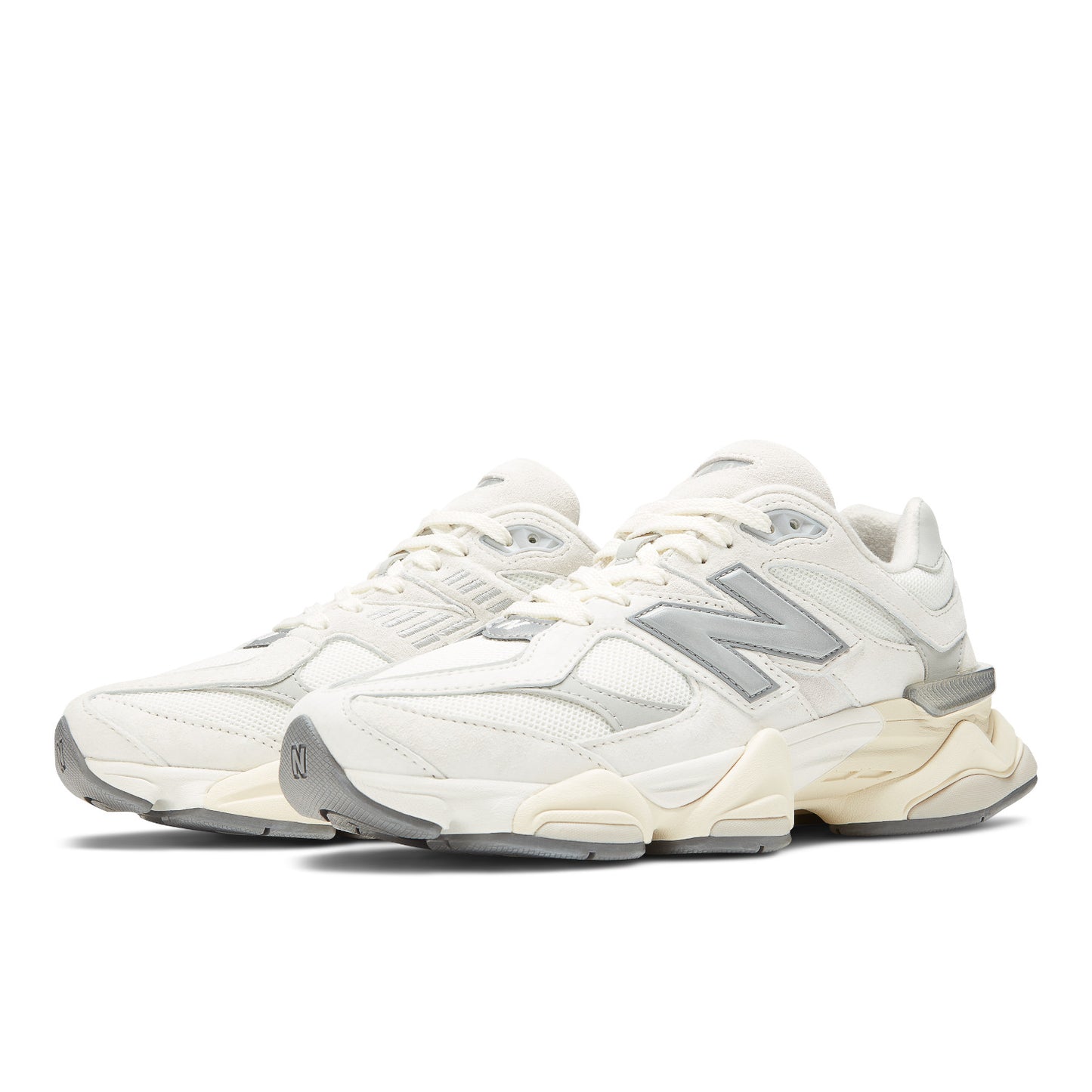 New Balance 9060 Color: Sea Salt/Concrete/Silver Metallic Style: U9060ECA
