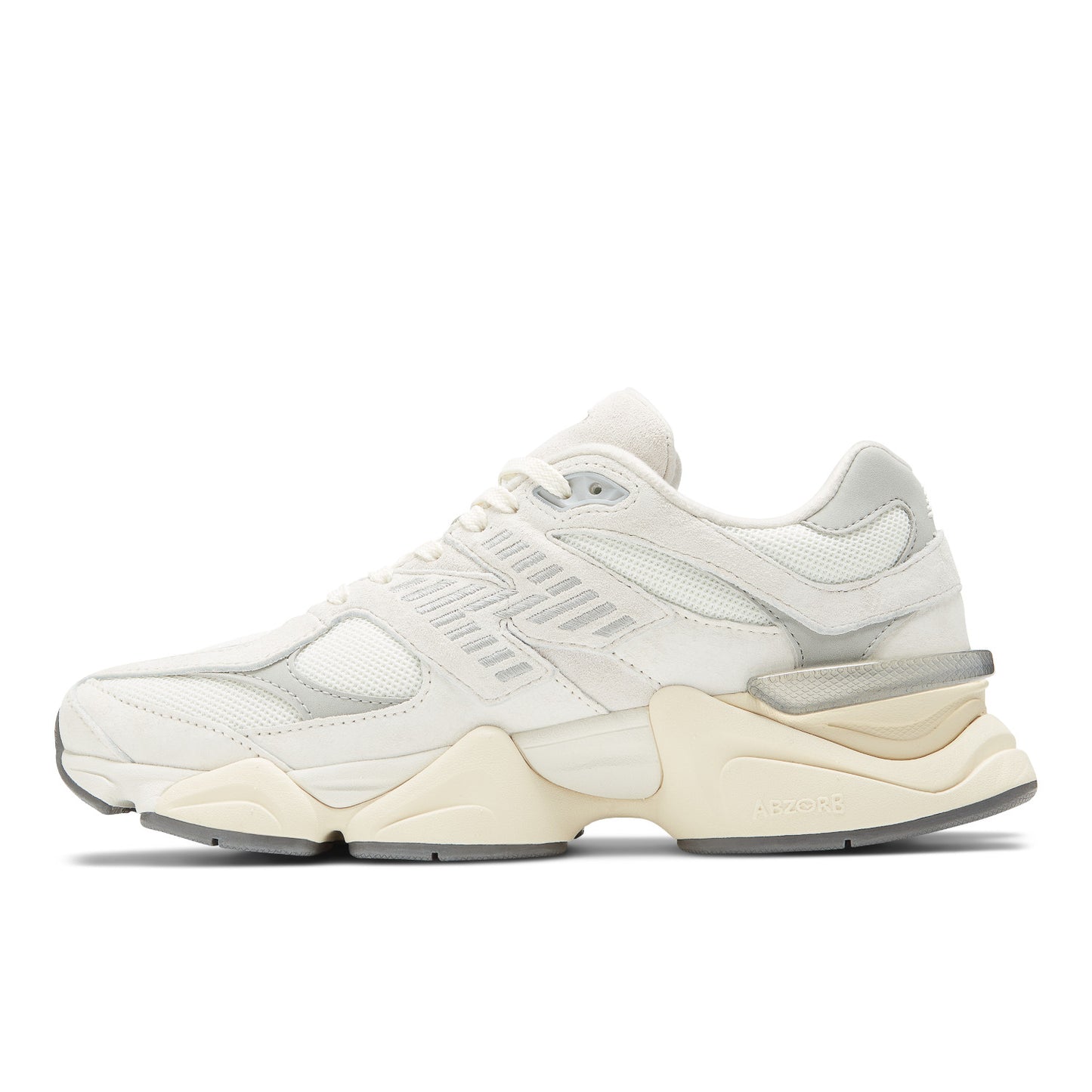 New Balance 9060 Color: Sea Salt/Concrete/Silver Metallic Style: U9060ECA