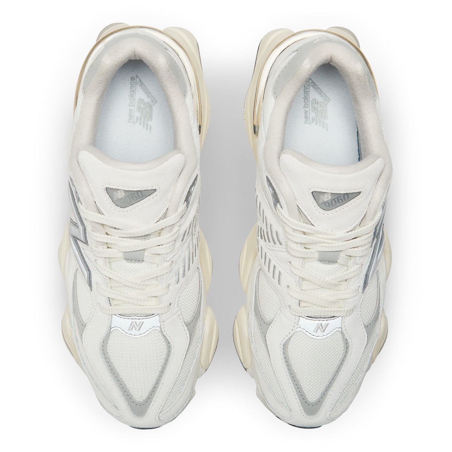 New Balance 9060 Sea Salt with Concrete and Silver Metallic U9060ECA