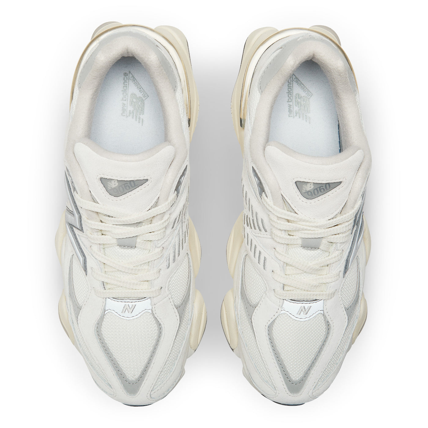 New Balance 9060 Sea Salt with Concrete and Silver Metallic U9060ECA