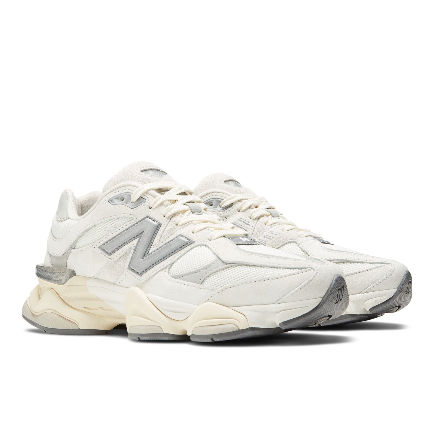 New Balance 9060 Color: Sea Salt/Concrete/Silver Metallic Style: U9060ECA