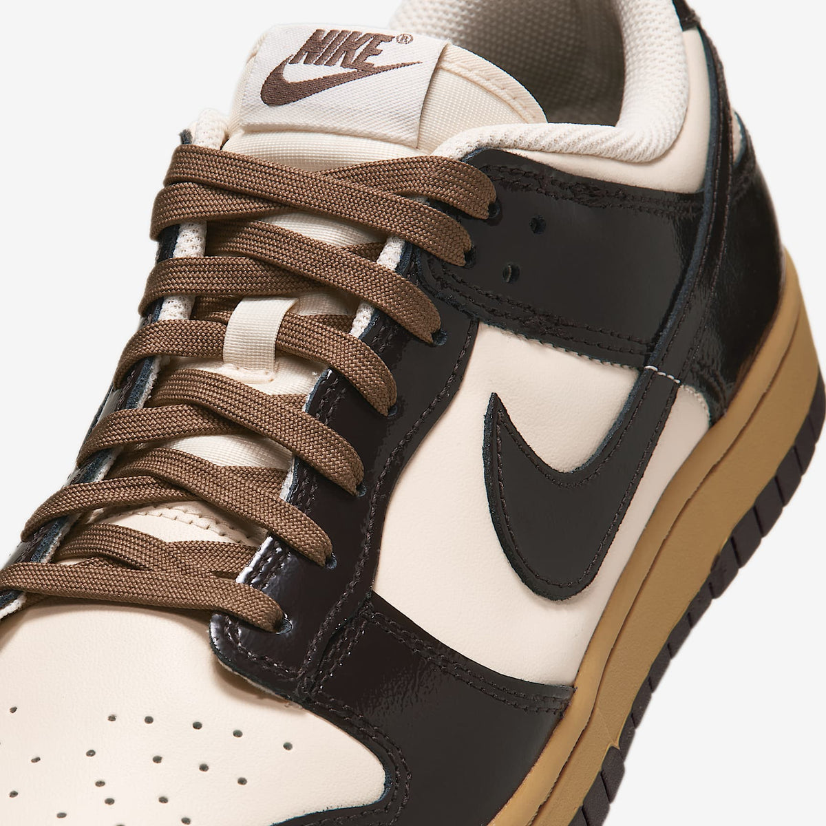 Nike Dunk Low Retro Men's Shoes, Shadow Brown/Shadow Brown-Coconut Milk, photo 7 of 8