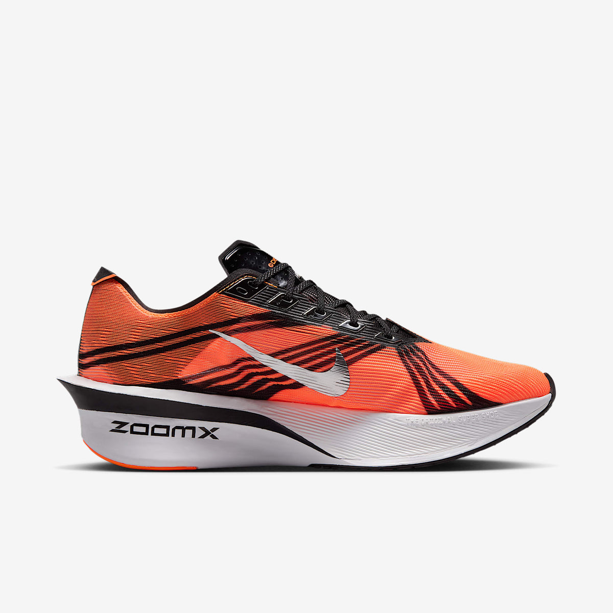 Nike Vaporfly 4 x DISTANCE Men's Road-Racing Shoes, TOTAL ORANGE/METALLIC SILVER-BLACK-WHITE, photo 6 of 26