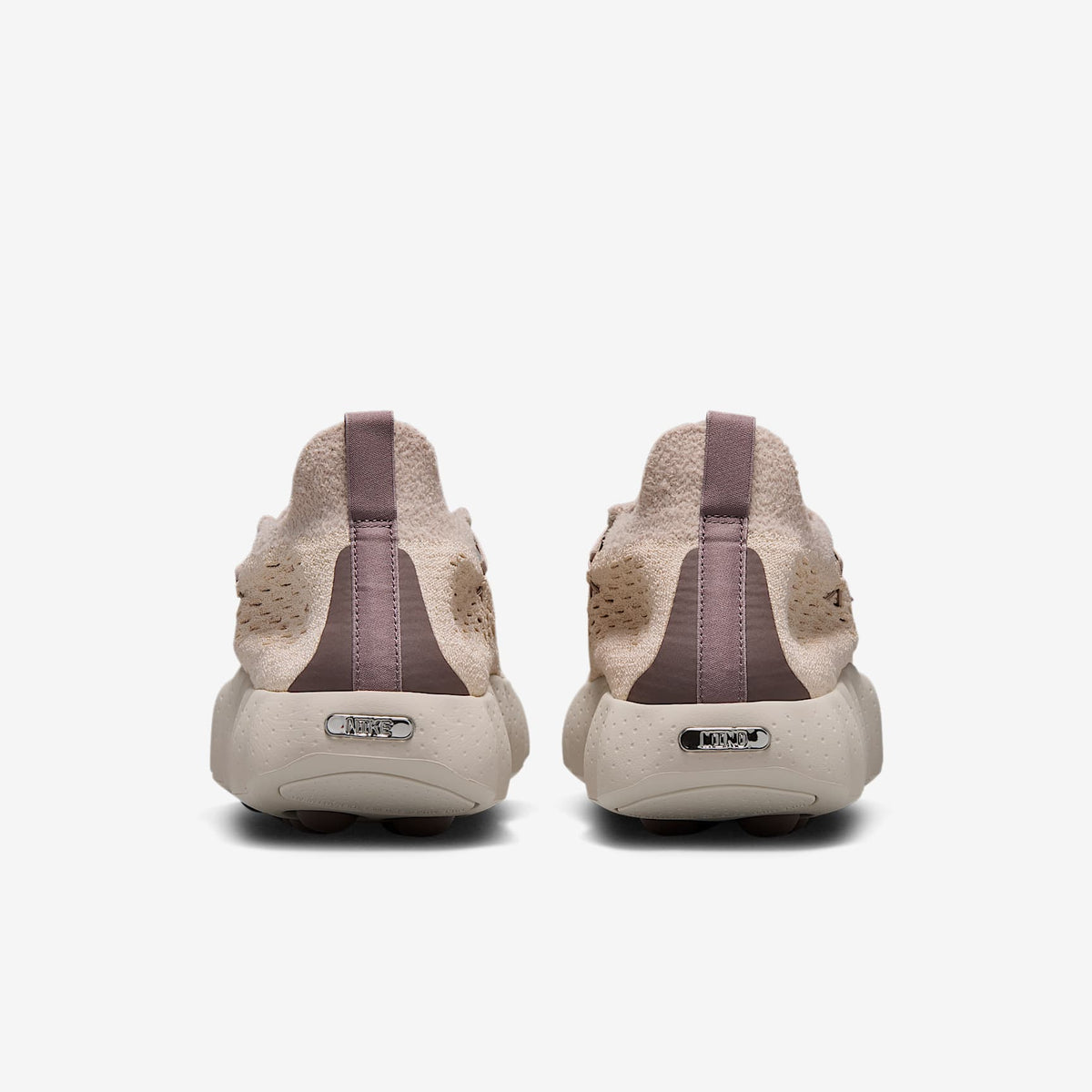 Nike Mind 002 Flyknit Men's Shoes Color: SANDDRIFT/FOSSIL ROSE-PLUM ECLIPSE Style: IR2176-101