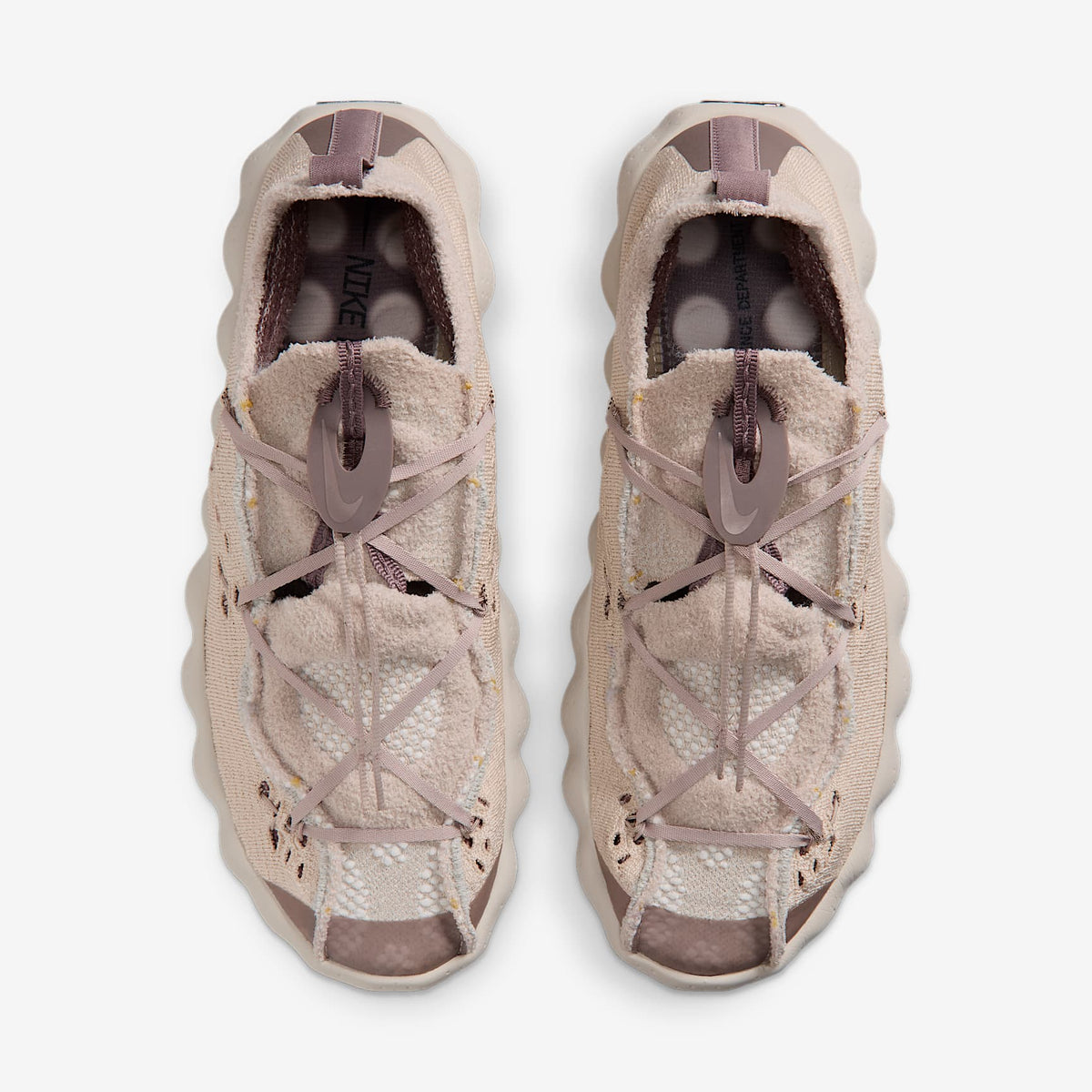 Nike Mind 002 Flyknit Men's Shoes Color: SANDDRIFT/FOSSIL ROSE-PLUM ECLIPSE Style: IR2176-101