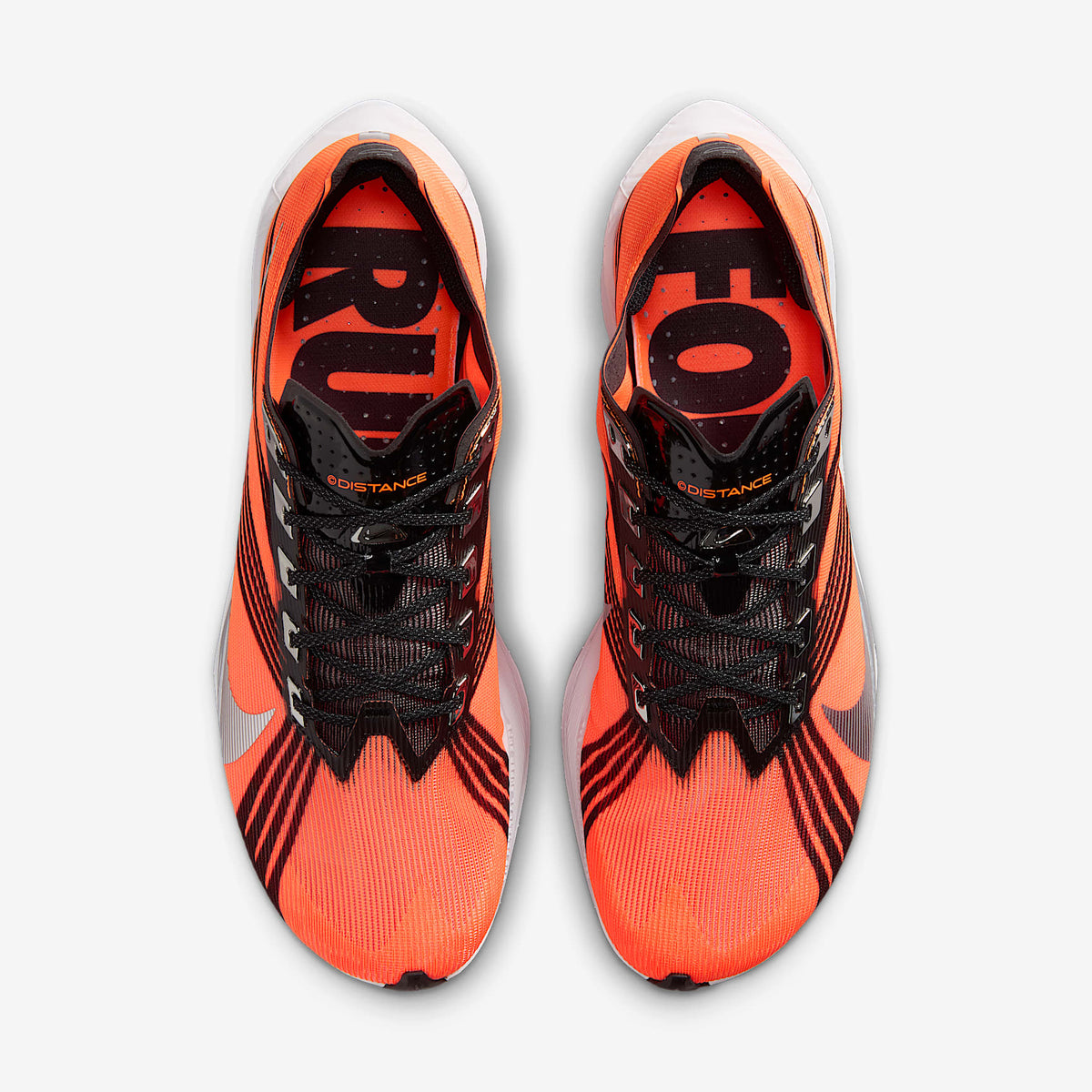 Nike Vaporfly 4 x DISTANCE Men's Road-Racing Shoes, TOTAL ORANGE/METALLIC SILVER-BLACK-WHITE, photo 7 of 26