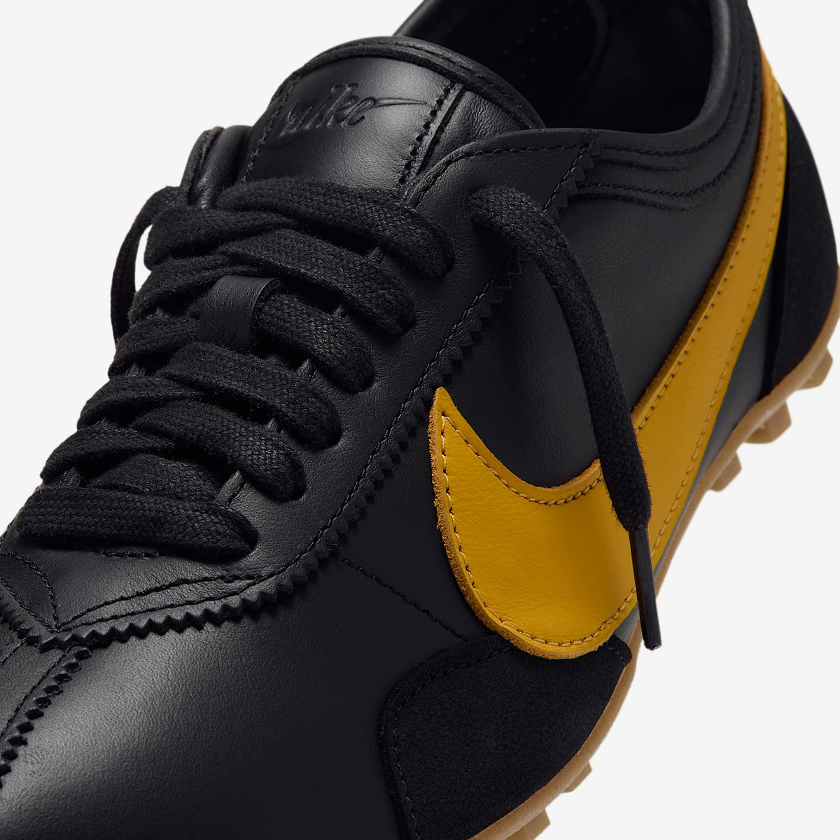 Nike Moon Shoe OG Leather Women's Shoes, Black/Yellow Ochre-Gum Light Brown, photo 7 of 10