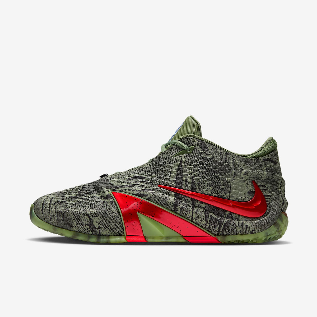Ja 4 "Zombie" Basketball Shoes, Oil Green/Bright Crimson-Lt Lemon Twist, photo 2 of 11