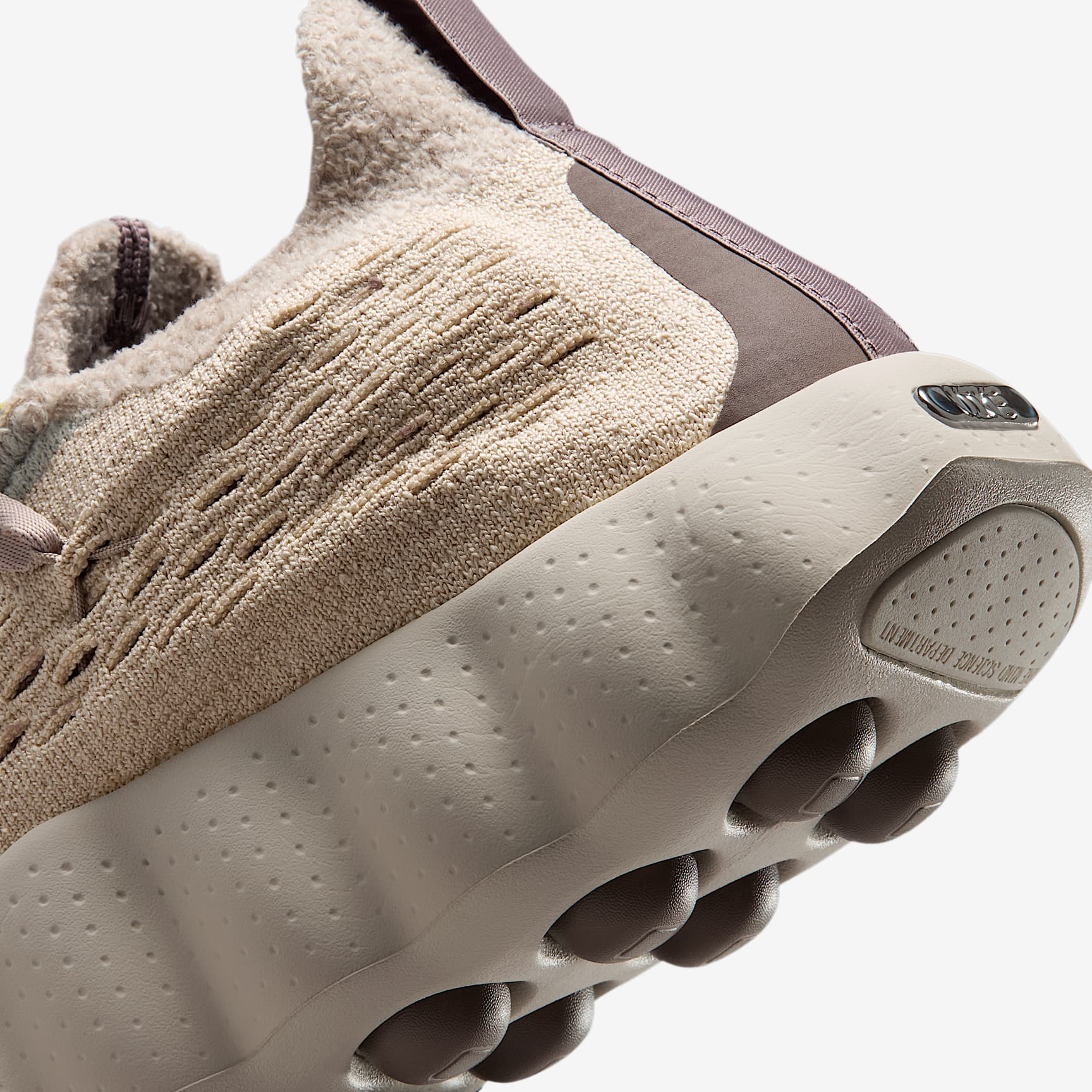 Nike Mind 002 Flyknit Men's Shoes Color: SANDDRIFT/FOSSIL ROSE-PLUM ECLIPSE Style: IR2176-101