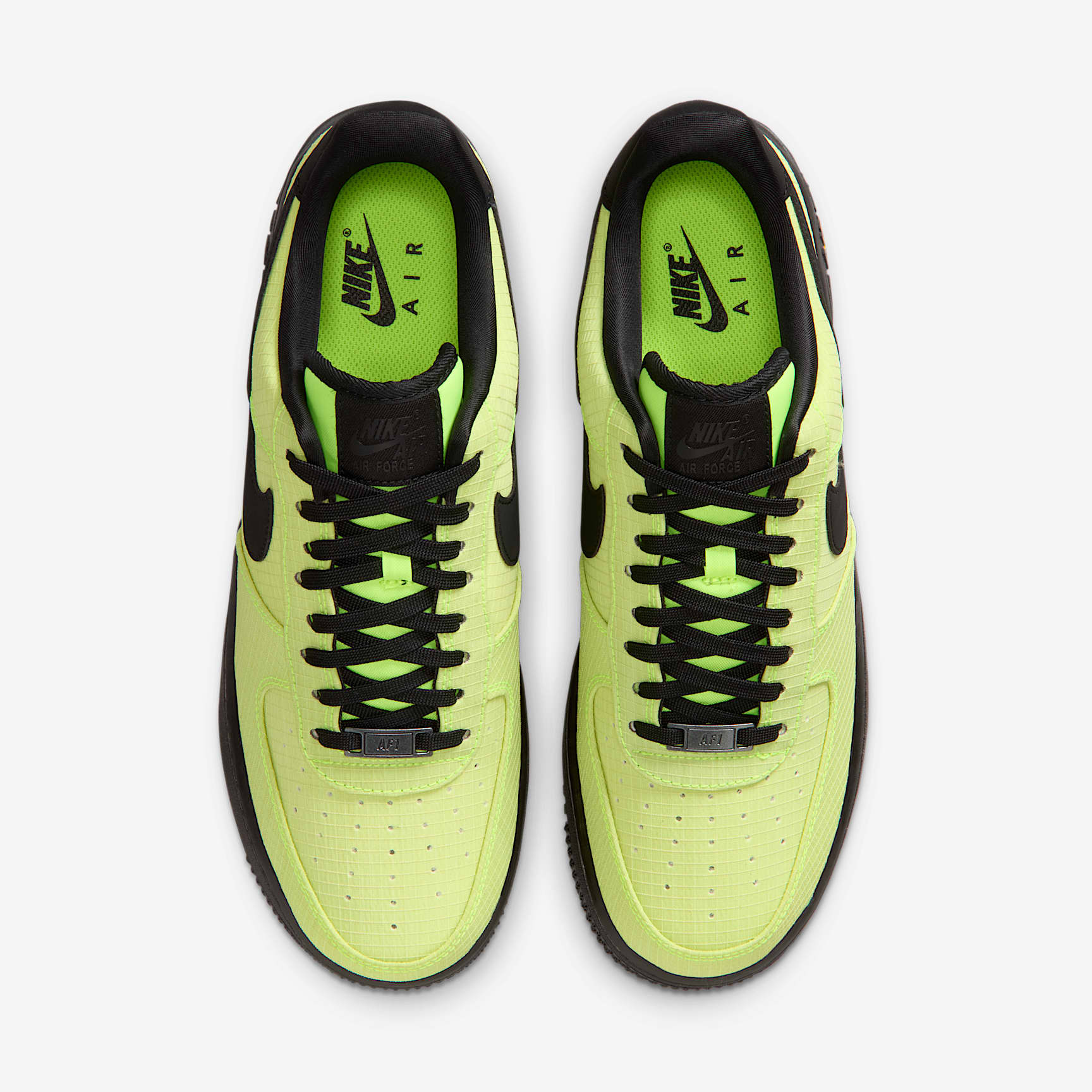 Nike Air Force 1 '07 LX Vibram Men's Shoes Color: Volt/Black-Black-Speed Yellow Style: IH1943-700
