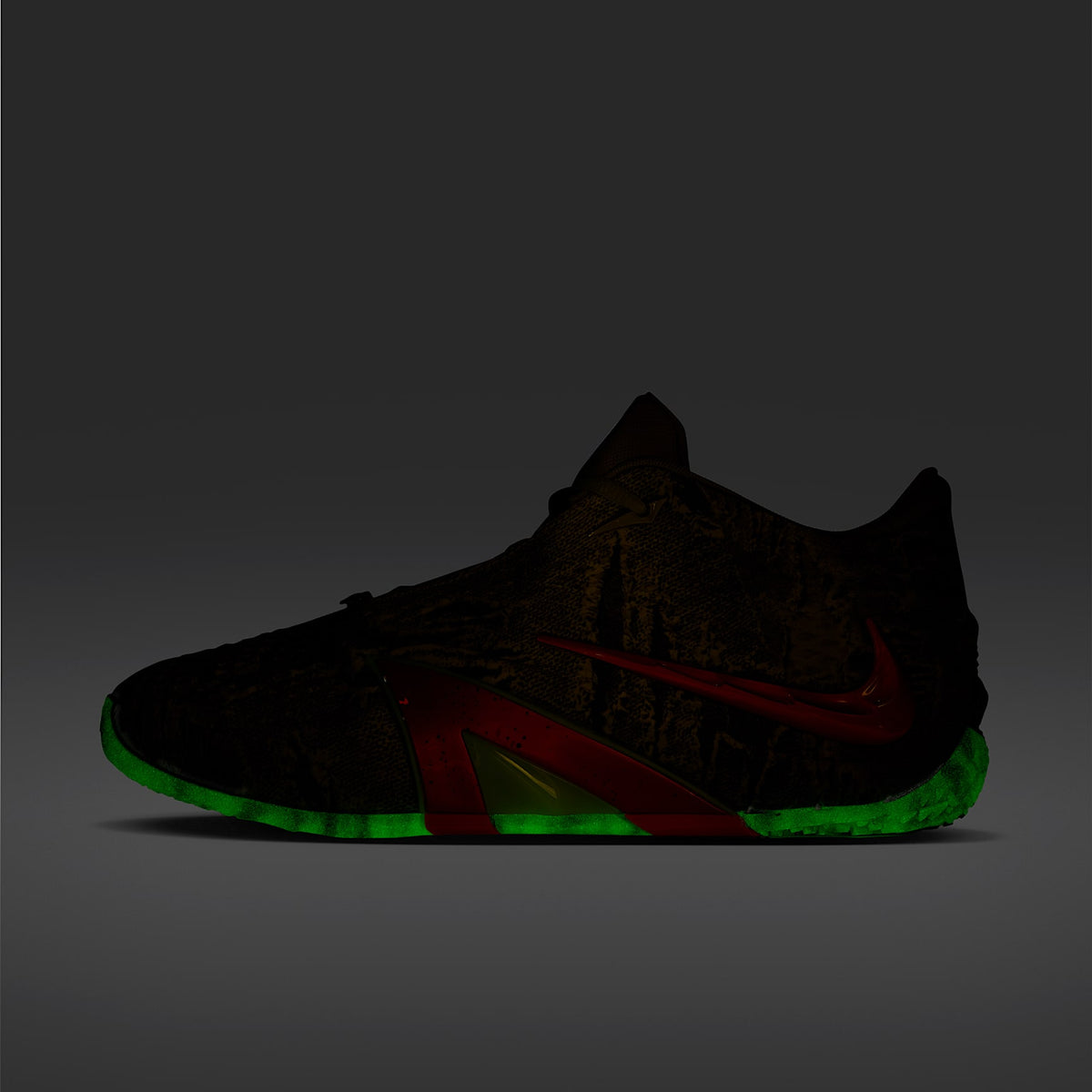 Ja 4 "Zombie" Basketball Shoes, Oil Green/Bright Crimson-Lt Lemon Twist, photo 9 of 11