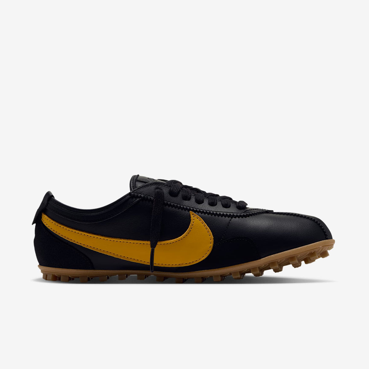 Nike Moon Shoe OG Leather Women's Shoes, Black/Yellow Ochre-Gum Light Brown, photo 1 of 10