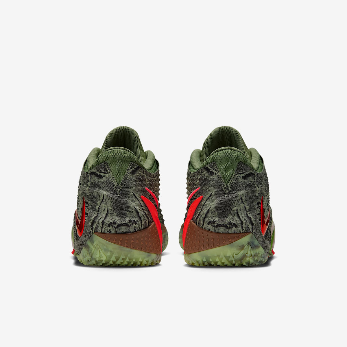Ja 4 "Zombie" Basketball Shoes, Oil Green/Bright Crimson-Lt Lemon Twist, photo 6 of 11