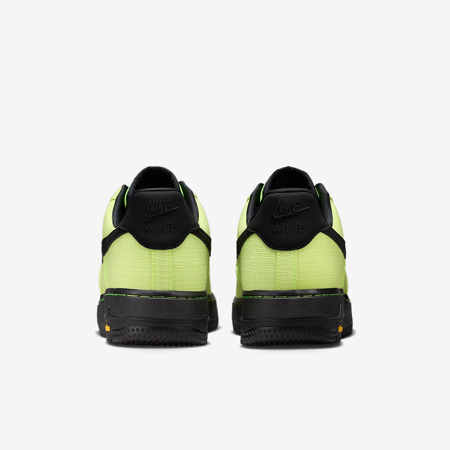 Nike Air Force 1 '07 LX Vibram Men's Shoes Color: Volt/Black-Black-Speed Yellow Style: IH1943-700